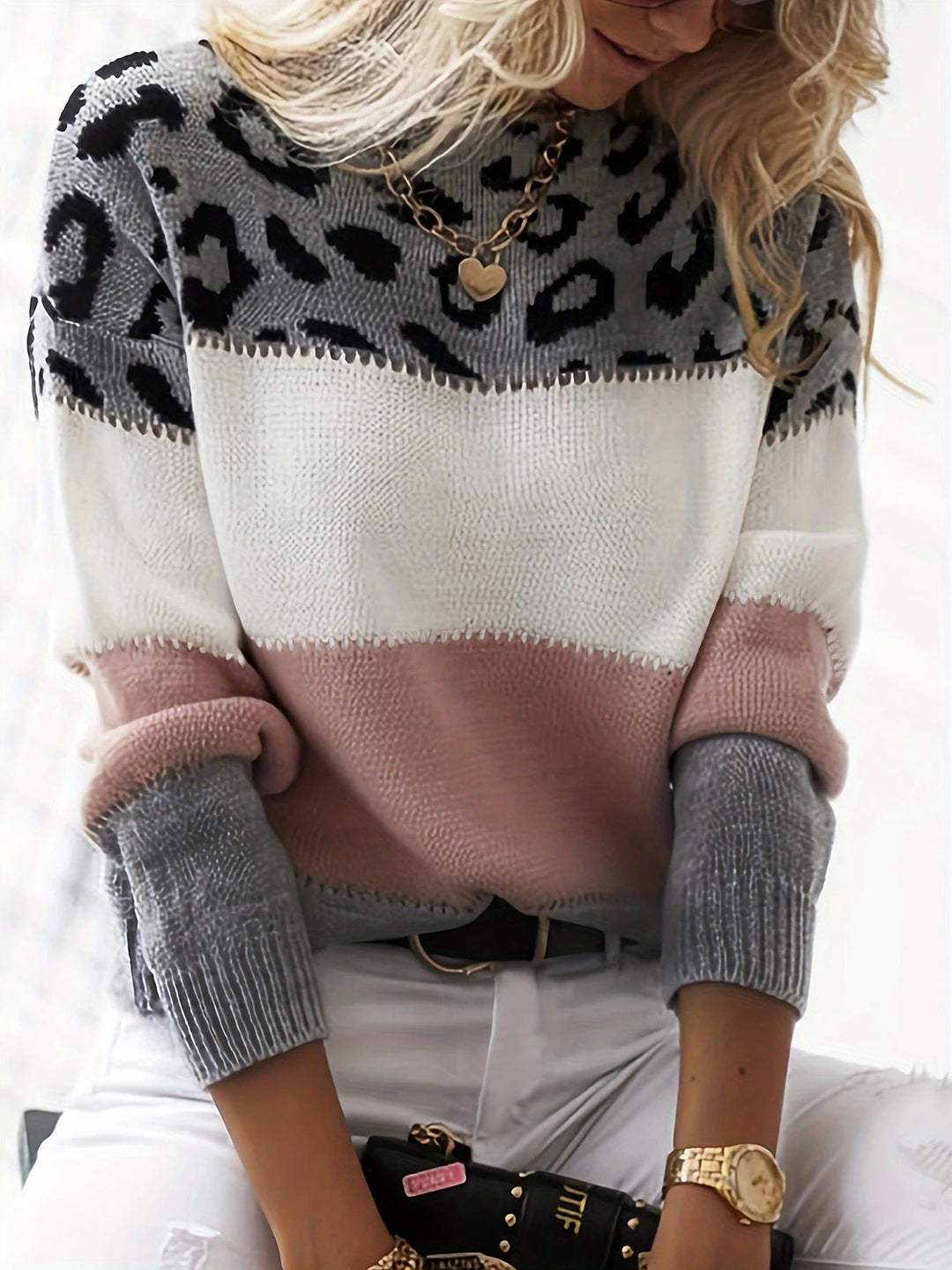 Lela | Bold leopard sweater