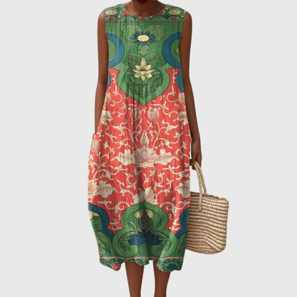 Vera | Abito midi stile bohémien