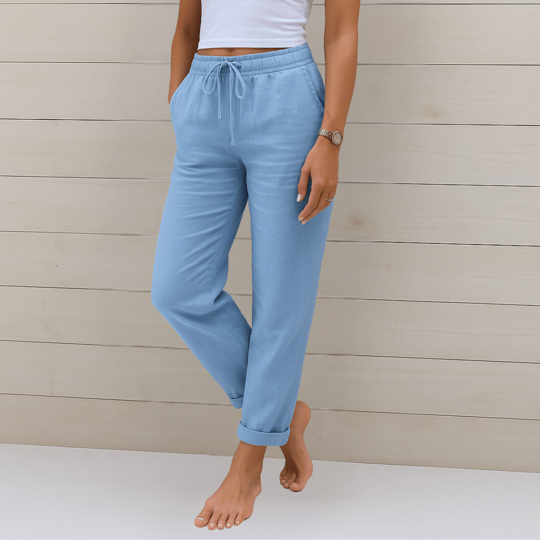 Maja | Premium breathable linen stretch trousers