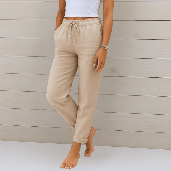 Maja | Premium breathable linen stretch trousers