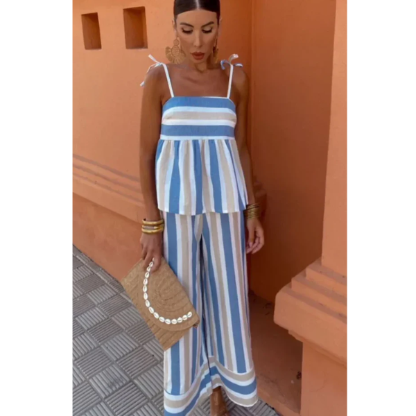 Hanne | Printed summer trousers