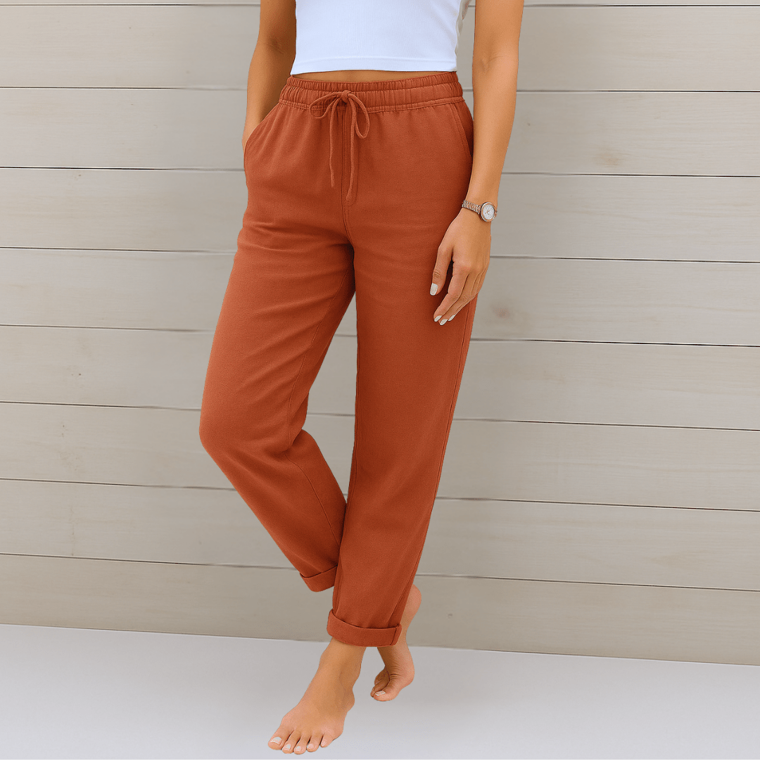 Maja | Premium breathable linen stretch trousers