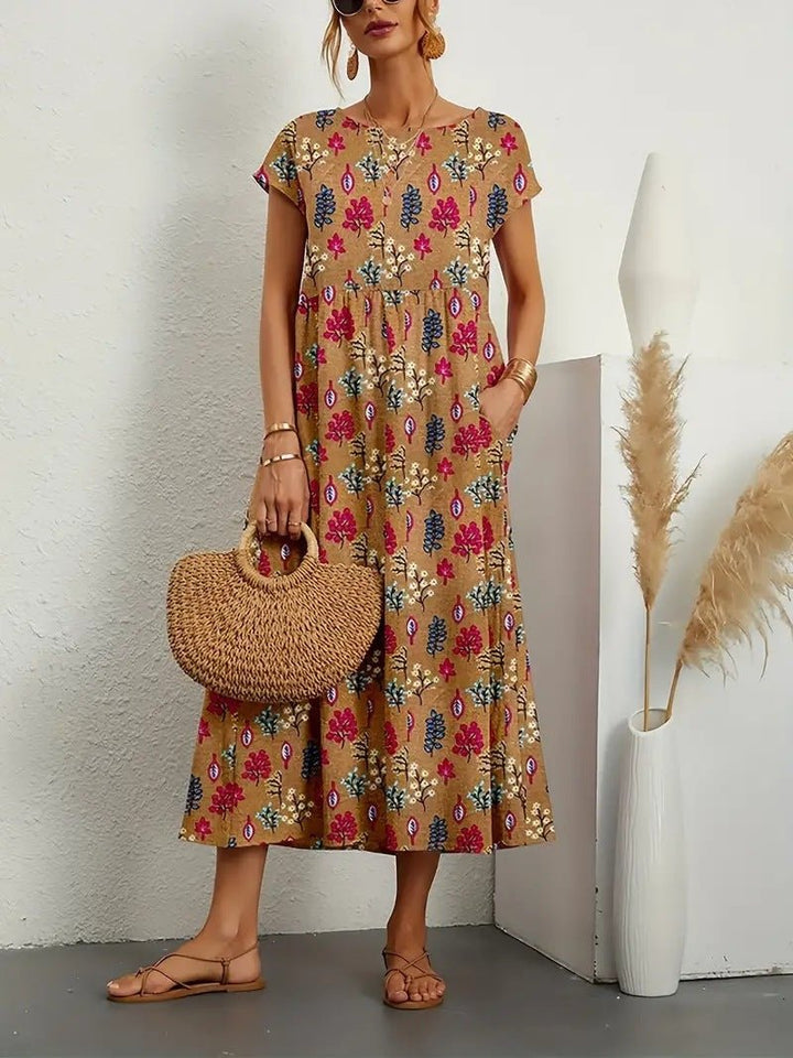 Deborah | Elegant floral dress