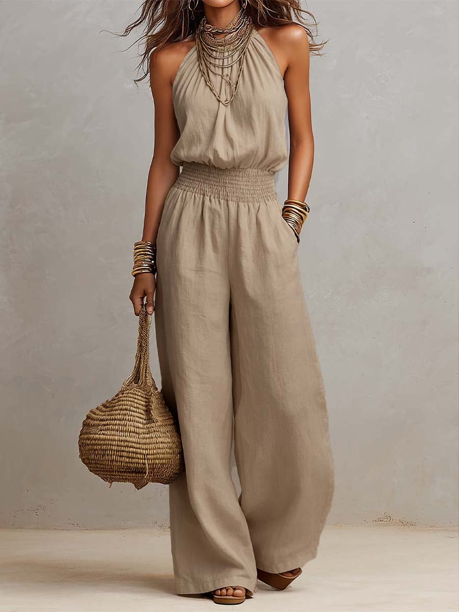 Valeria | Tuta Elegante con Scollo all'Americana