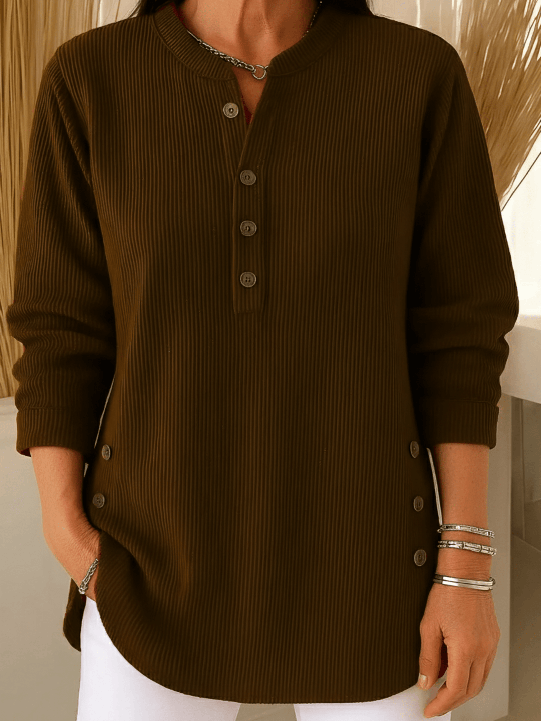 Laura | Maglione a maniche lunghe in maglia morbida