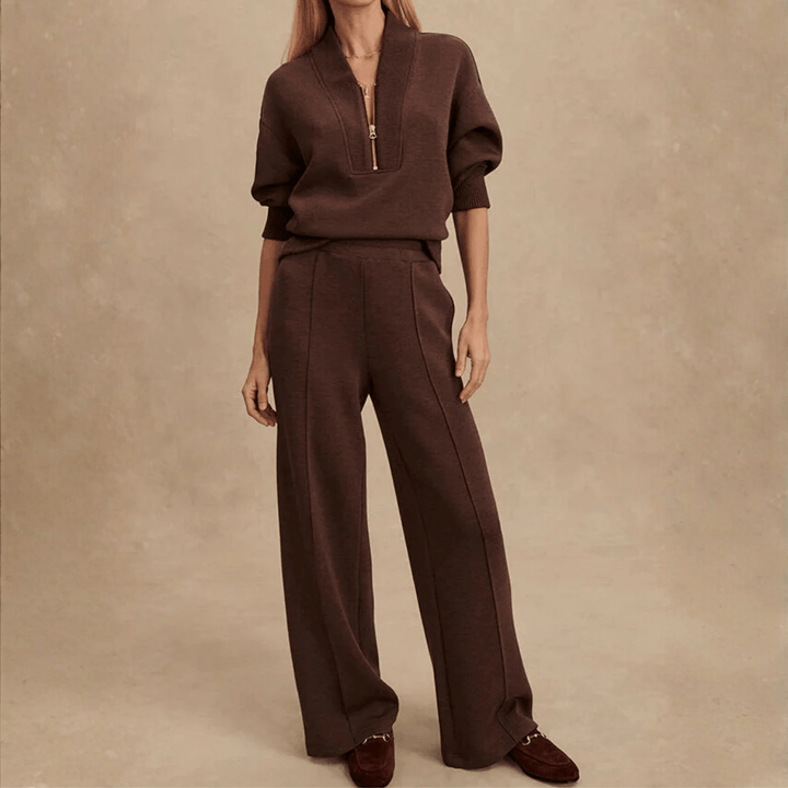 Almira | Soft Half-Zip Tracksuit