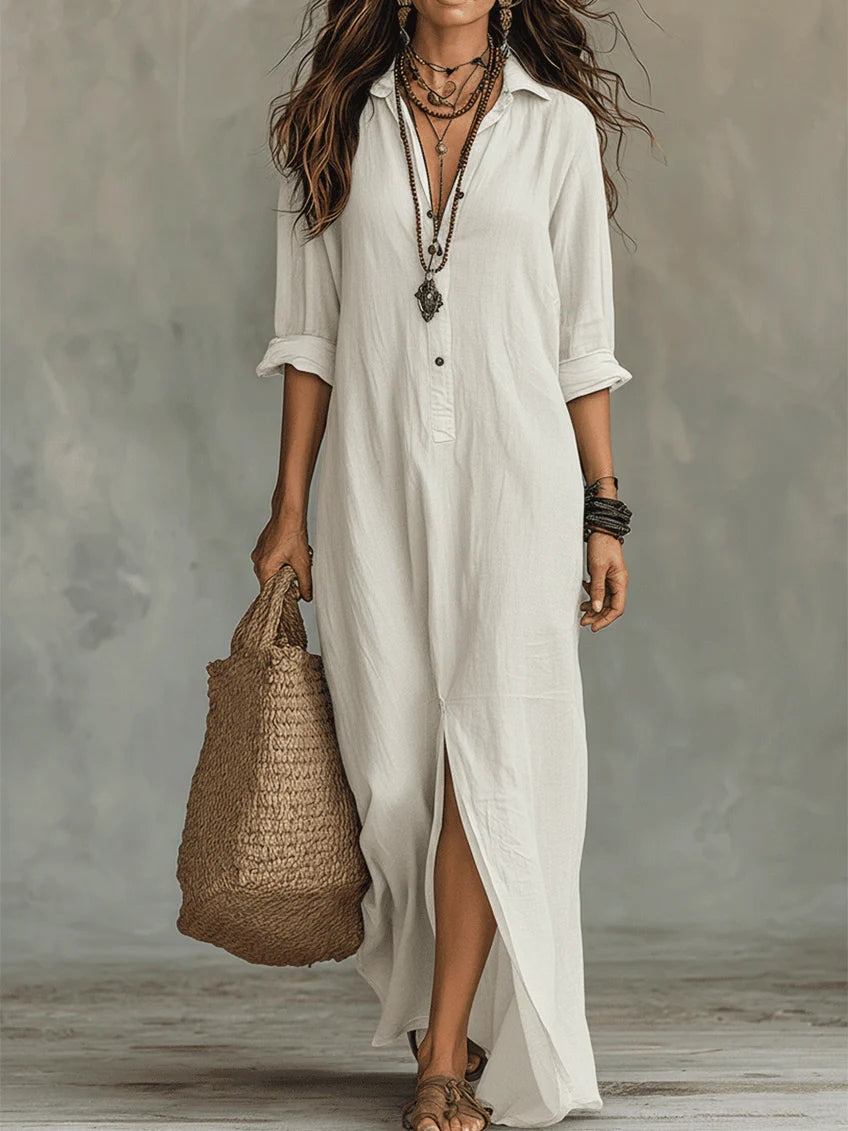 Alessia | Elegant shirt dress