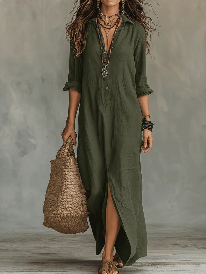 Alessia | Elegant shirt dress