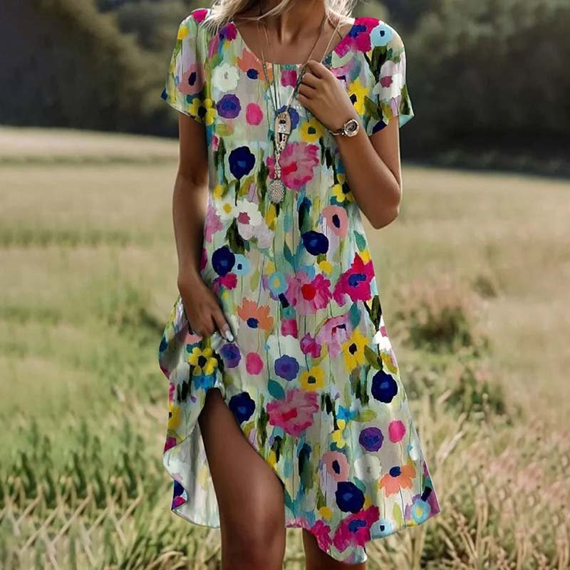Leah | Floral summer dress