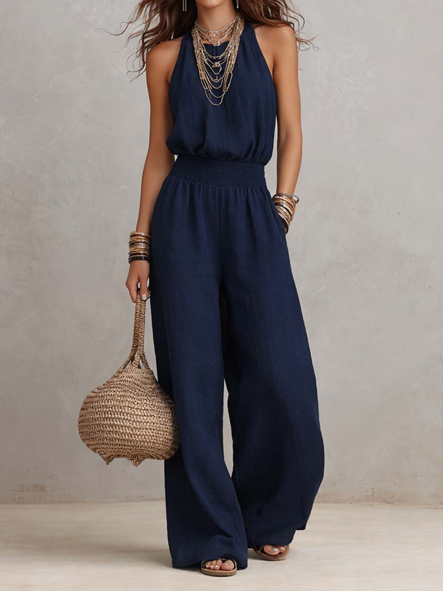 Valeria | Tuta Elegante con Scollo all'Americana