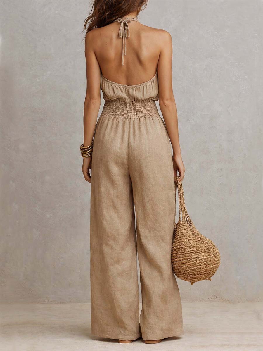 Valeria | Tuta Elegante con Scollo all'Americana
