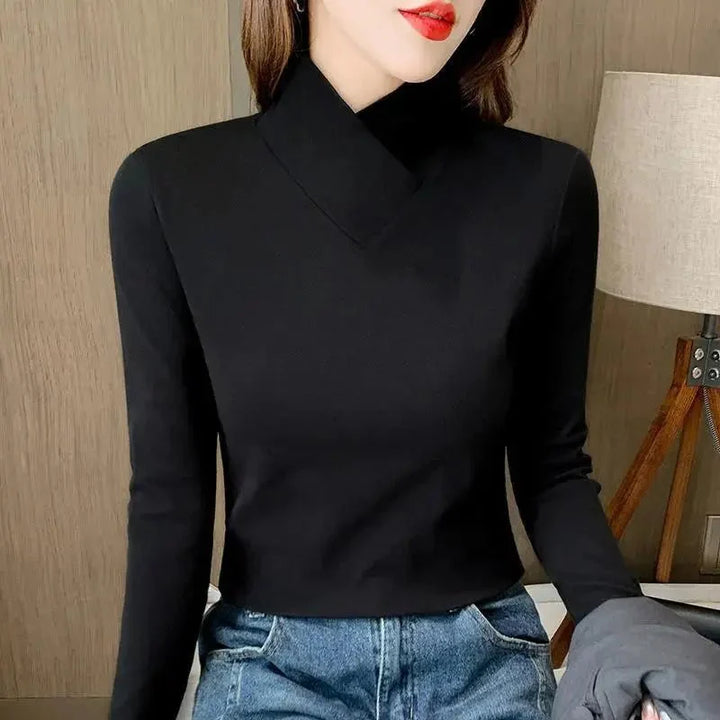 Liora | T-shirt a collo alto chic