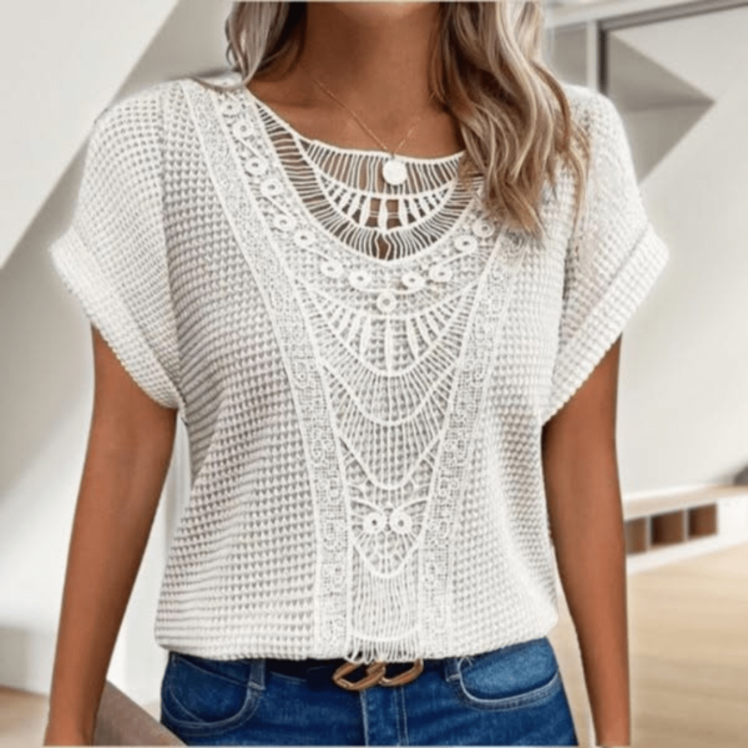 Karin | Blouse élégante en dentelle