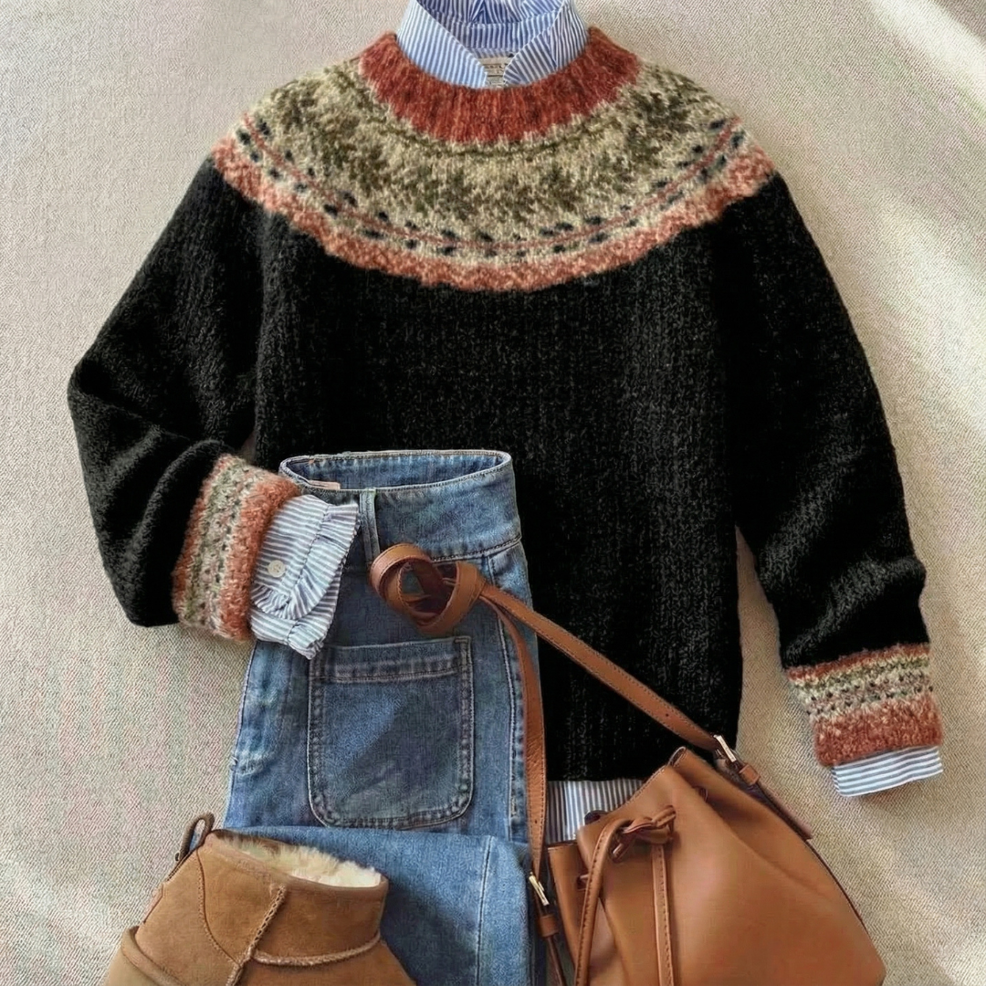 Eleanor™ | Vintage Nordic Soft Wool Sweater