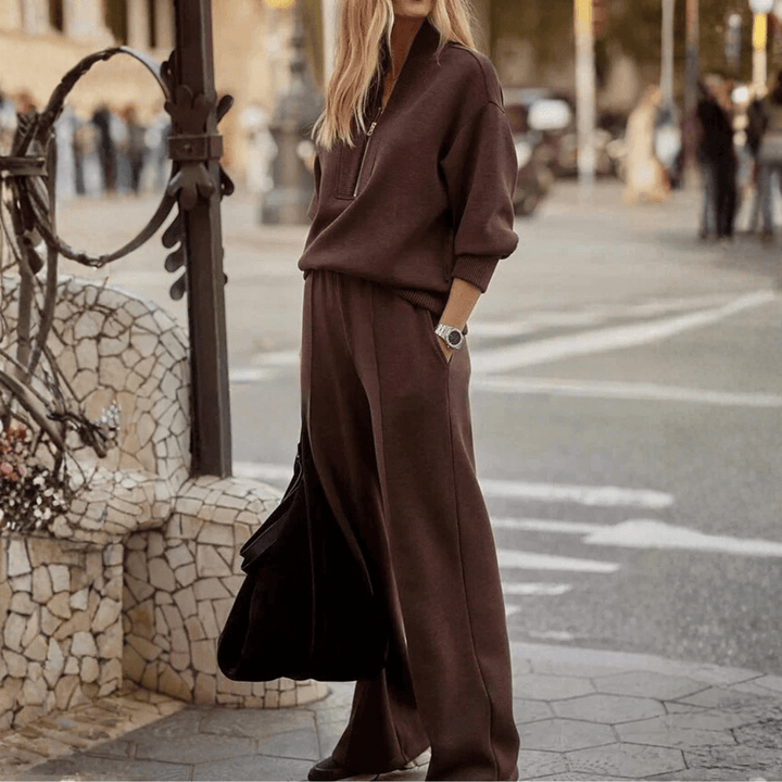 Almira | Soft Half-Zip Tracksuit
