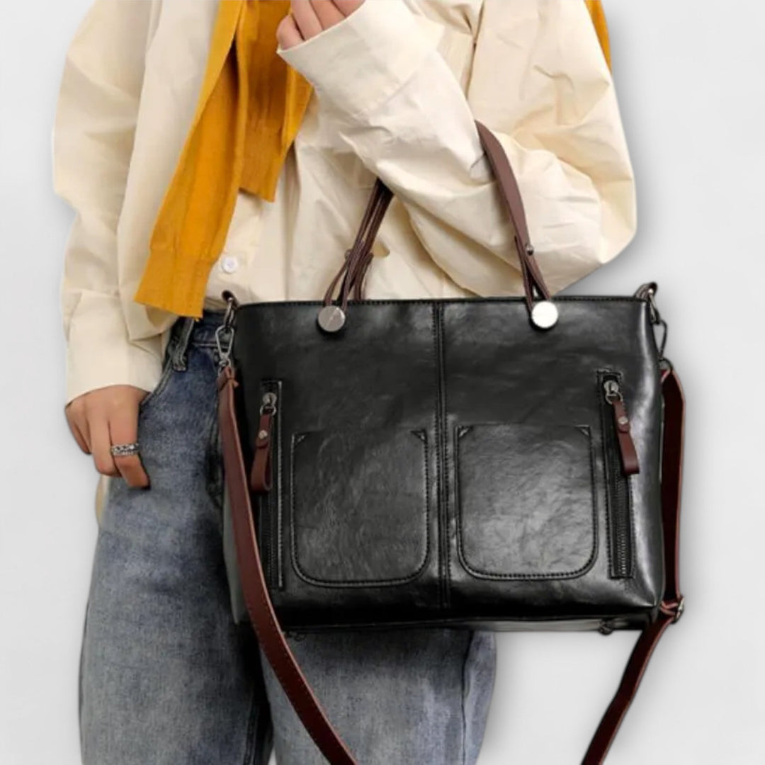 Serenya | elegant and spacious leather bag
