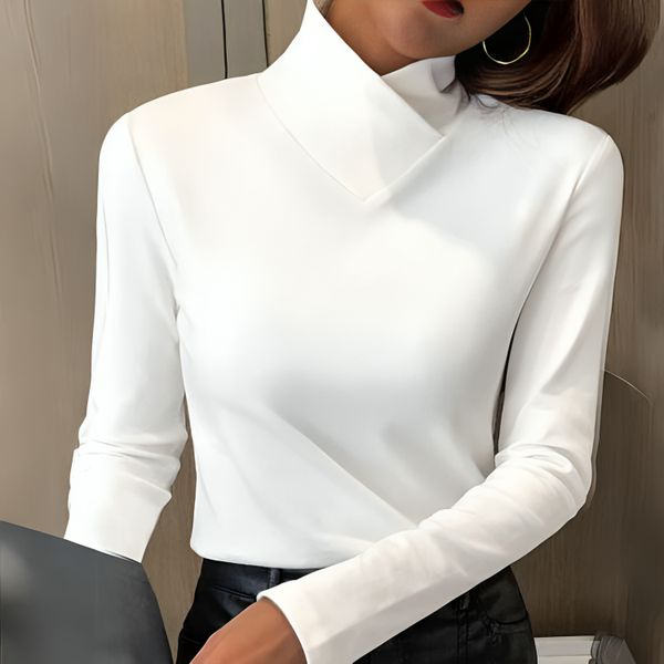 Liora | T-shirt a collo alto chic