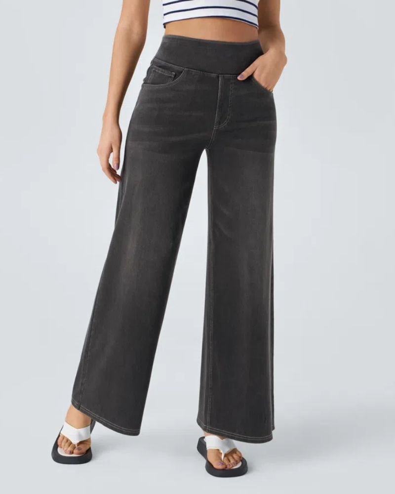 Ainsley | Jeans Comodi a Gamba Larga