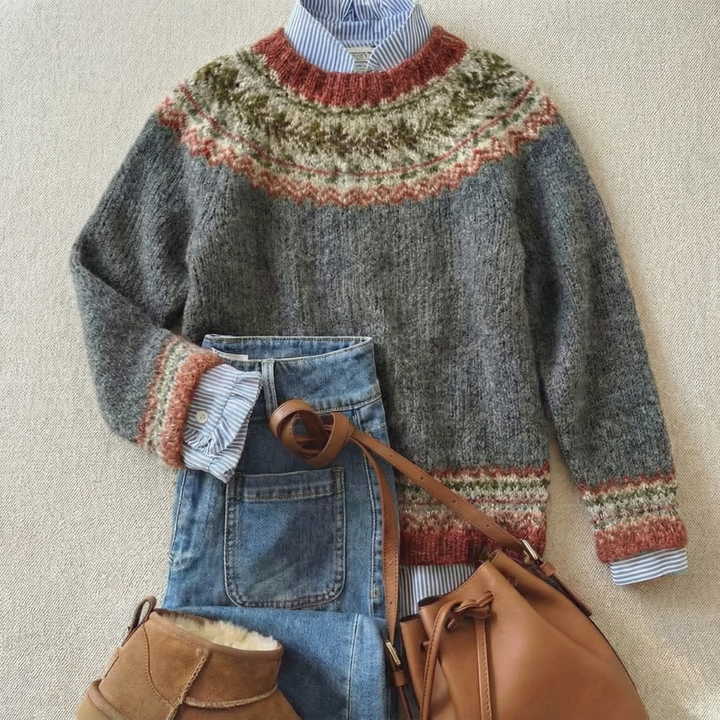 Eleanor™ | Vintage Nordic Soft Wool Sweater