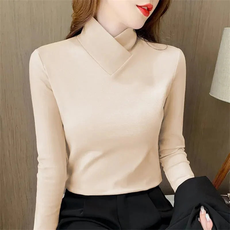 Liora | T-shirt a collo alto chic
