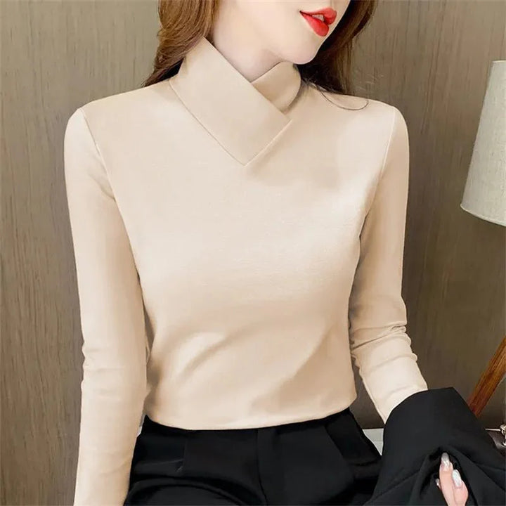 Liora | T-shirt a collo alto chic