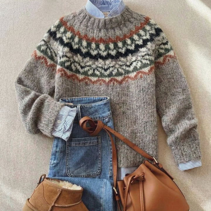 Eleanor™ | Vintage Nordic Soft Wool Sweater