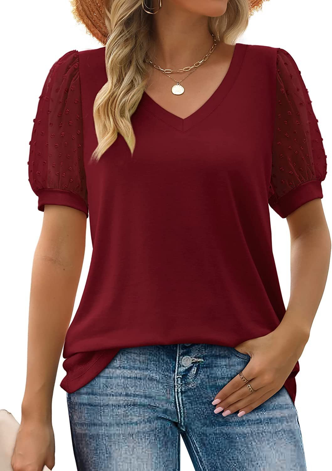 Élise | Casual V-neck top
