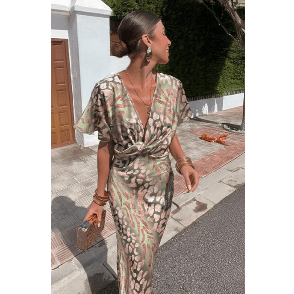 Genoa | Elegant dress with draping