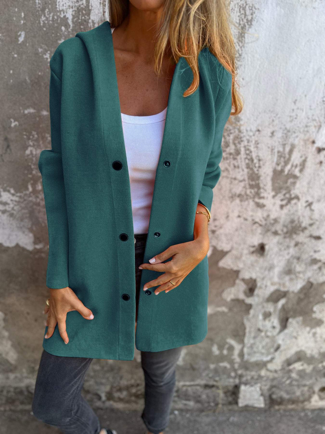Appolinia | Casual hooded cardigan