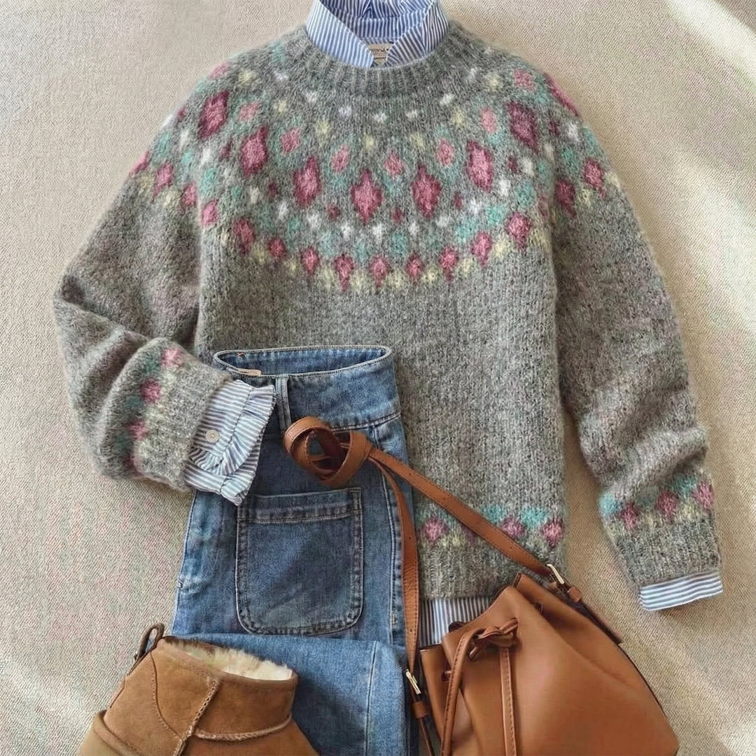 Eleanor™ | Vintage Nordic Soft Wool Sweater