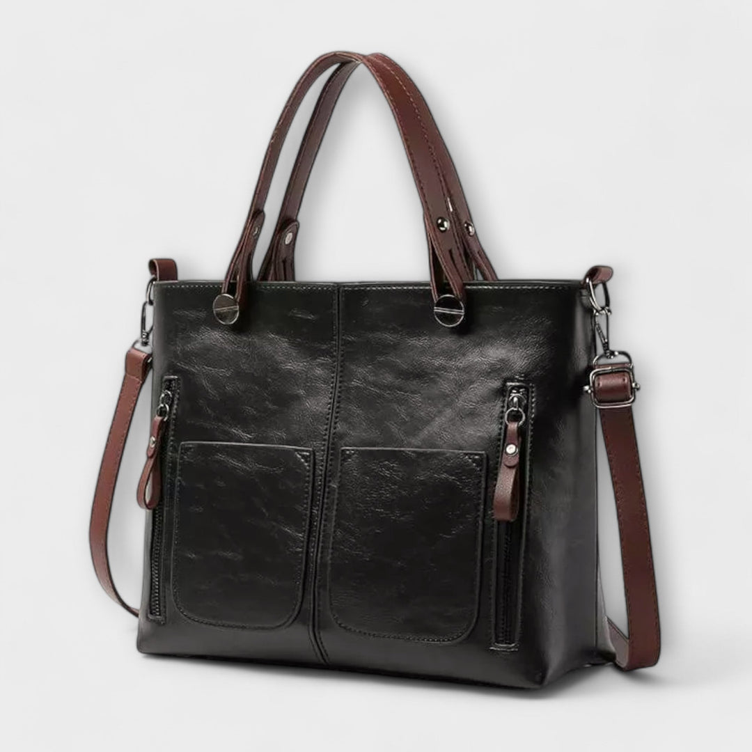 Serenya | elegant and spacious leather bag