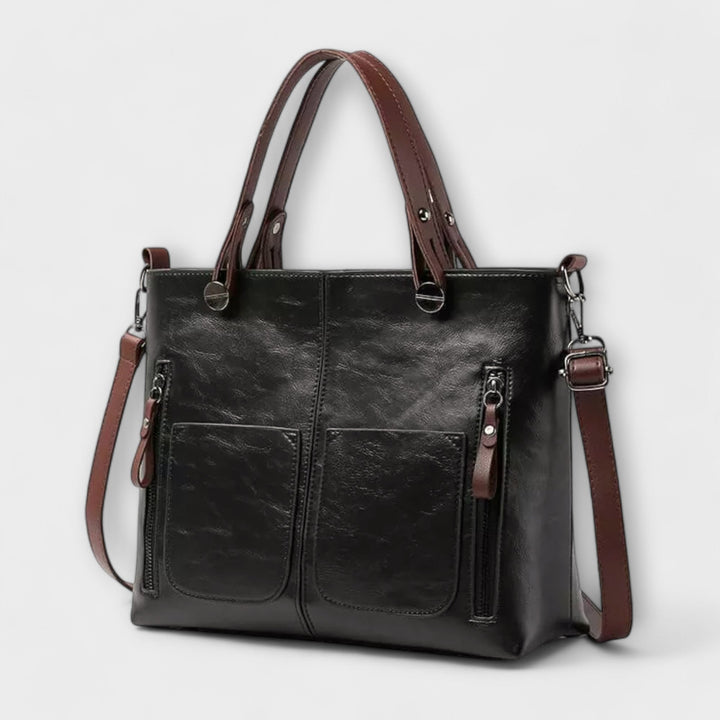 Serenya | elegant and spacious leather bag
