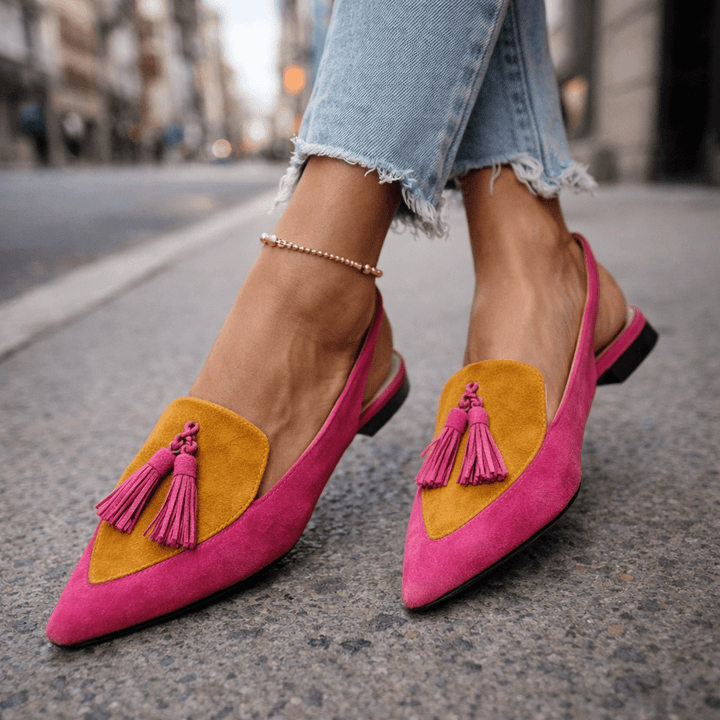 Valeria | Sandali con cinturini e frange