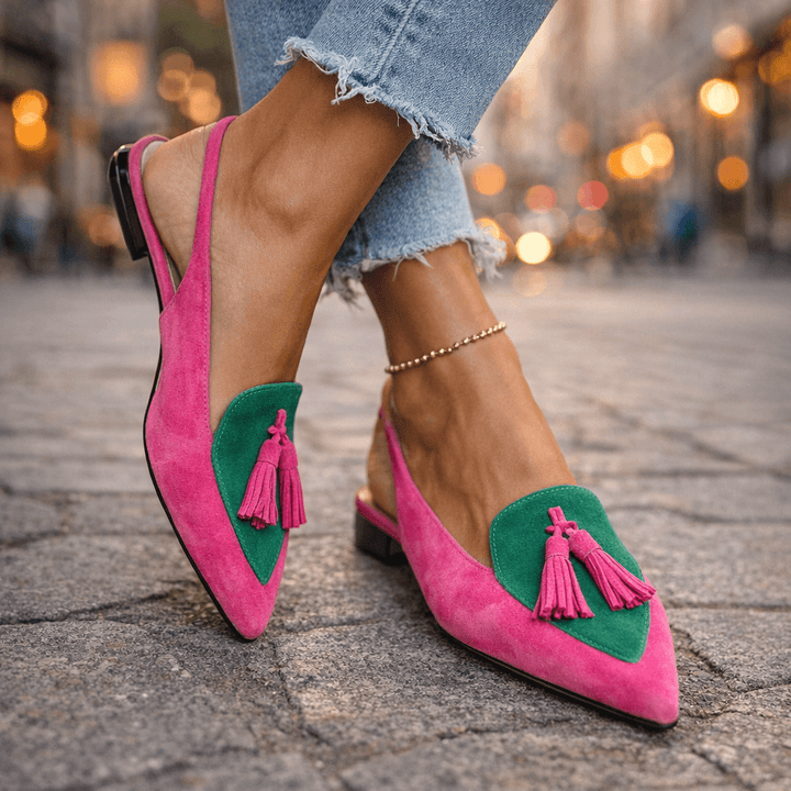 Valeria | Sandali con cinturini e frange