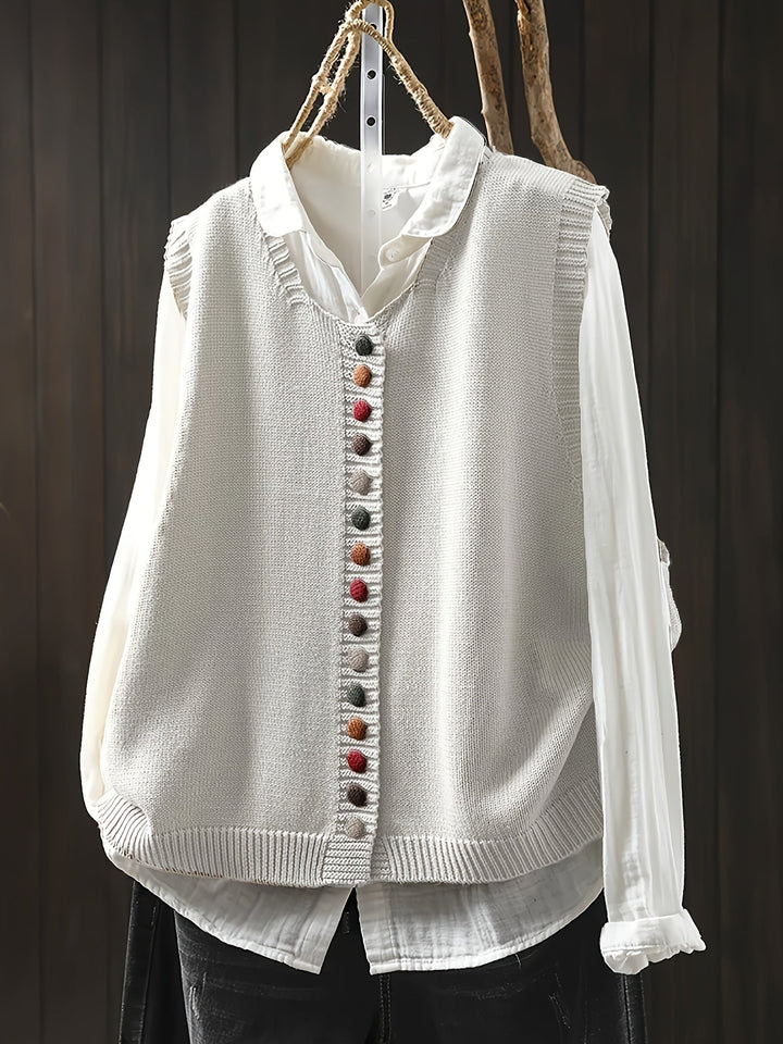 Gaelle | Elegant Casual Knitted Vest