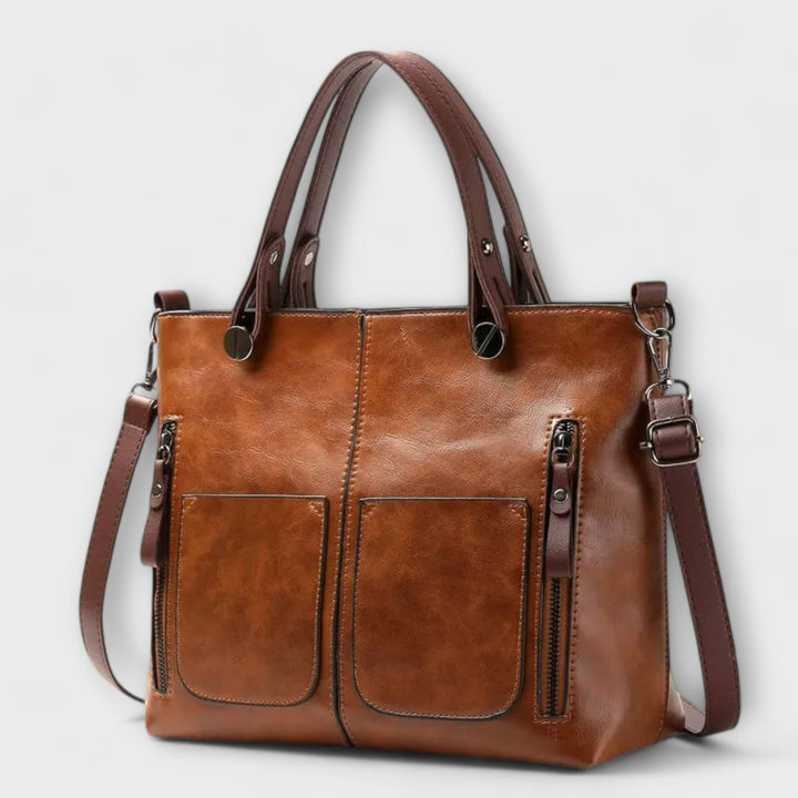 Serenya | elegant and spacious leather bag