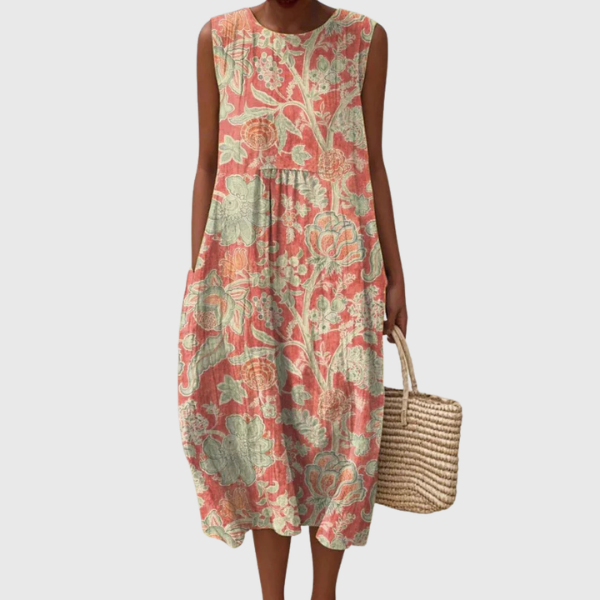 Beth | Abito midi floreale