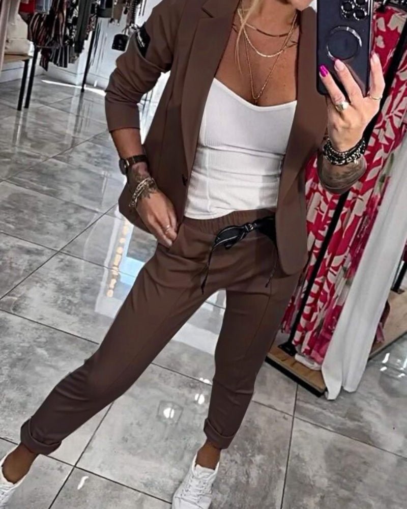Malou | Completo: top, giacca e pantaloni