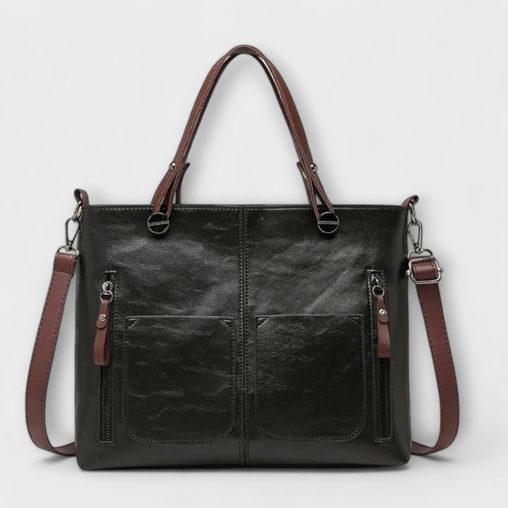 Serenya | elegant and spacious leather bag