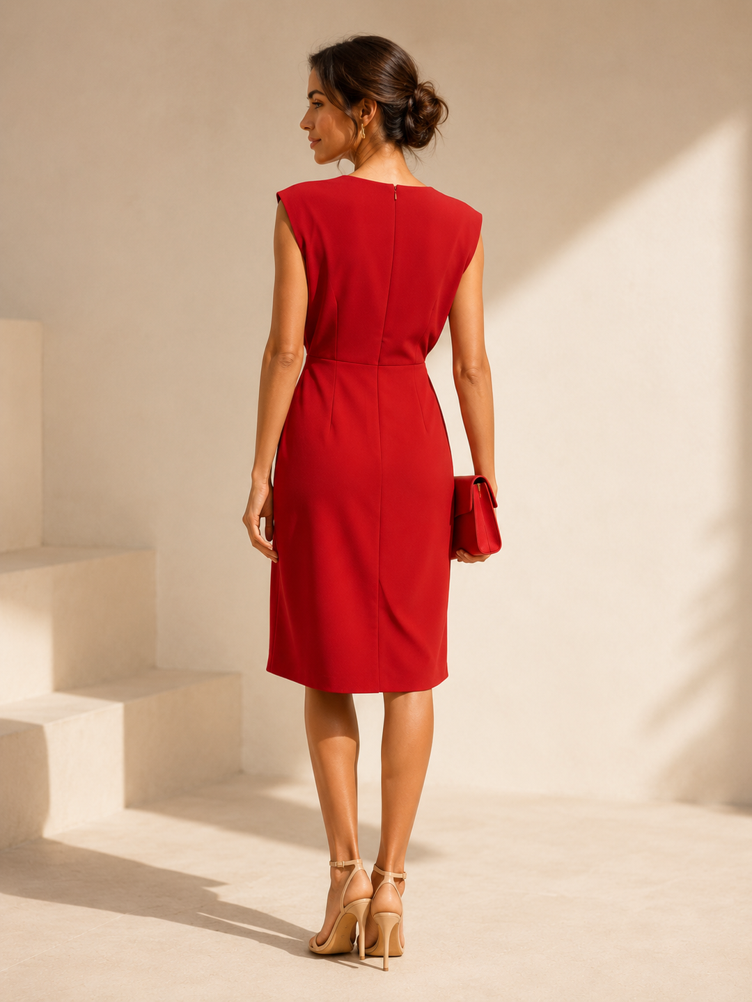 Joséphine | Abito Midi Drappeggiato