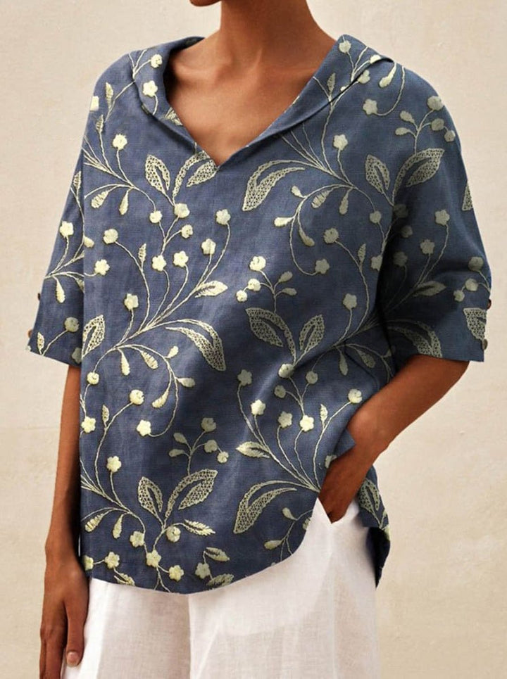 Andrea | Light floral summer top