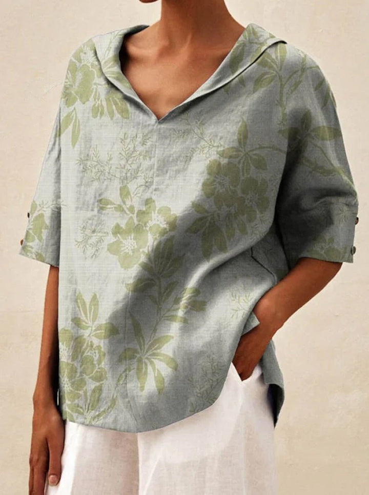 Andrea | Light floral summer top