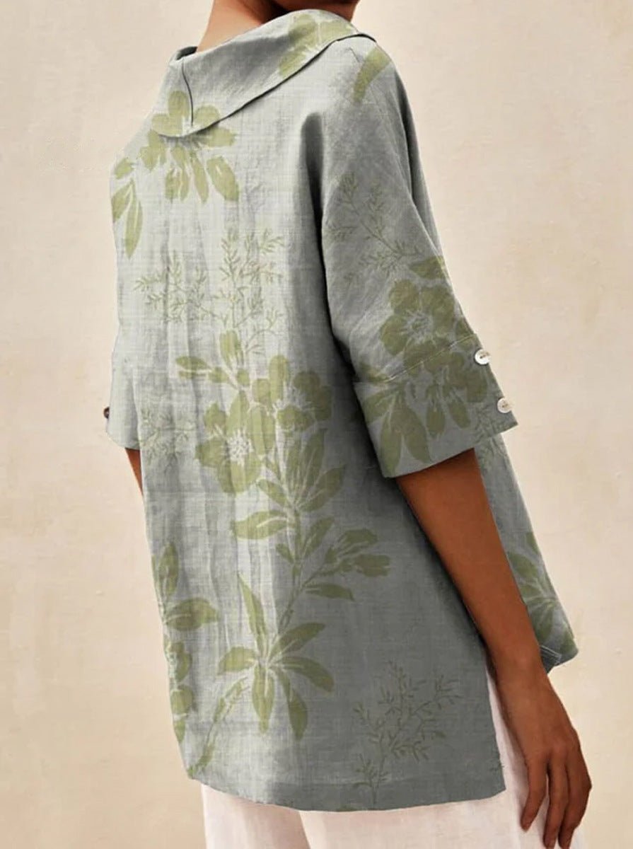 Andrea | Light floral summer top