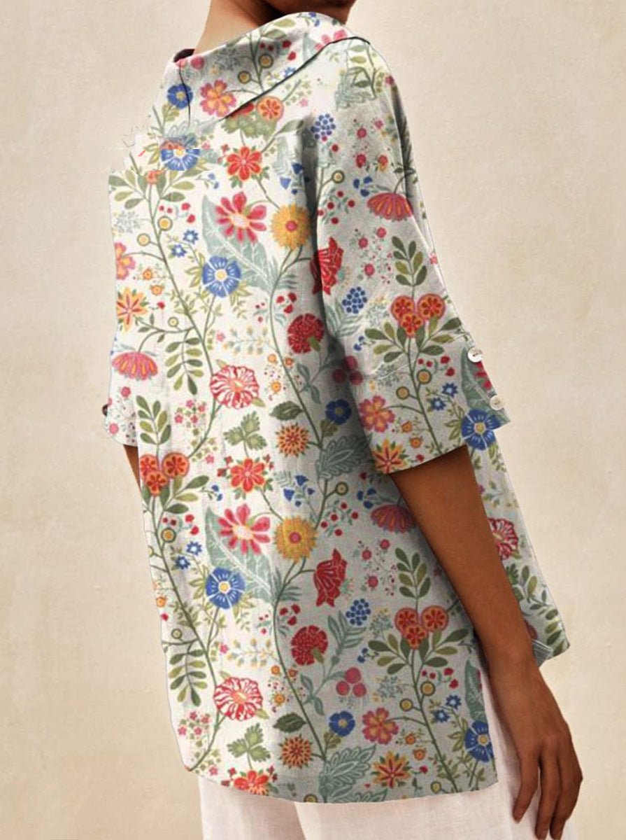 Andrea | Light floral summer top