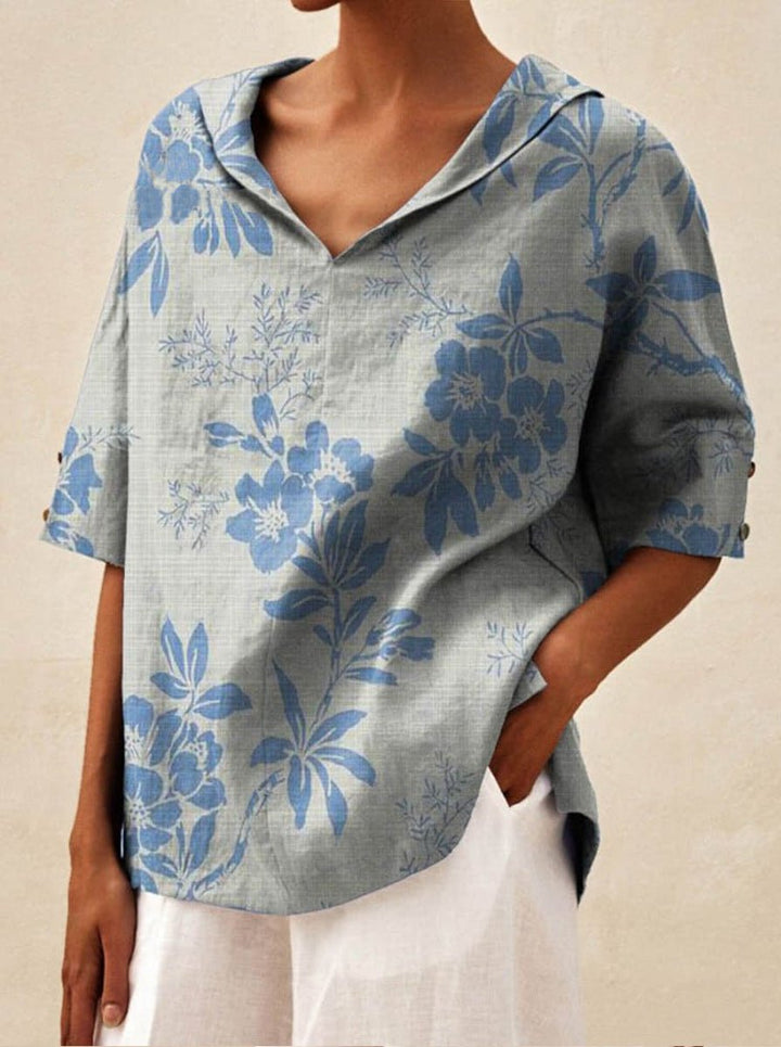 Andrea | Light floral summer top