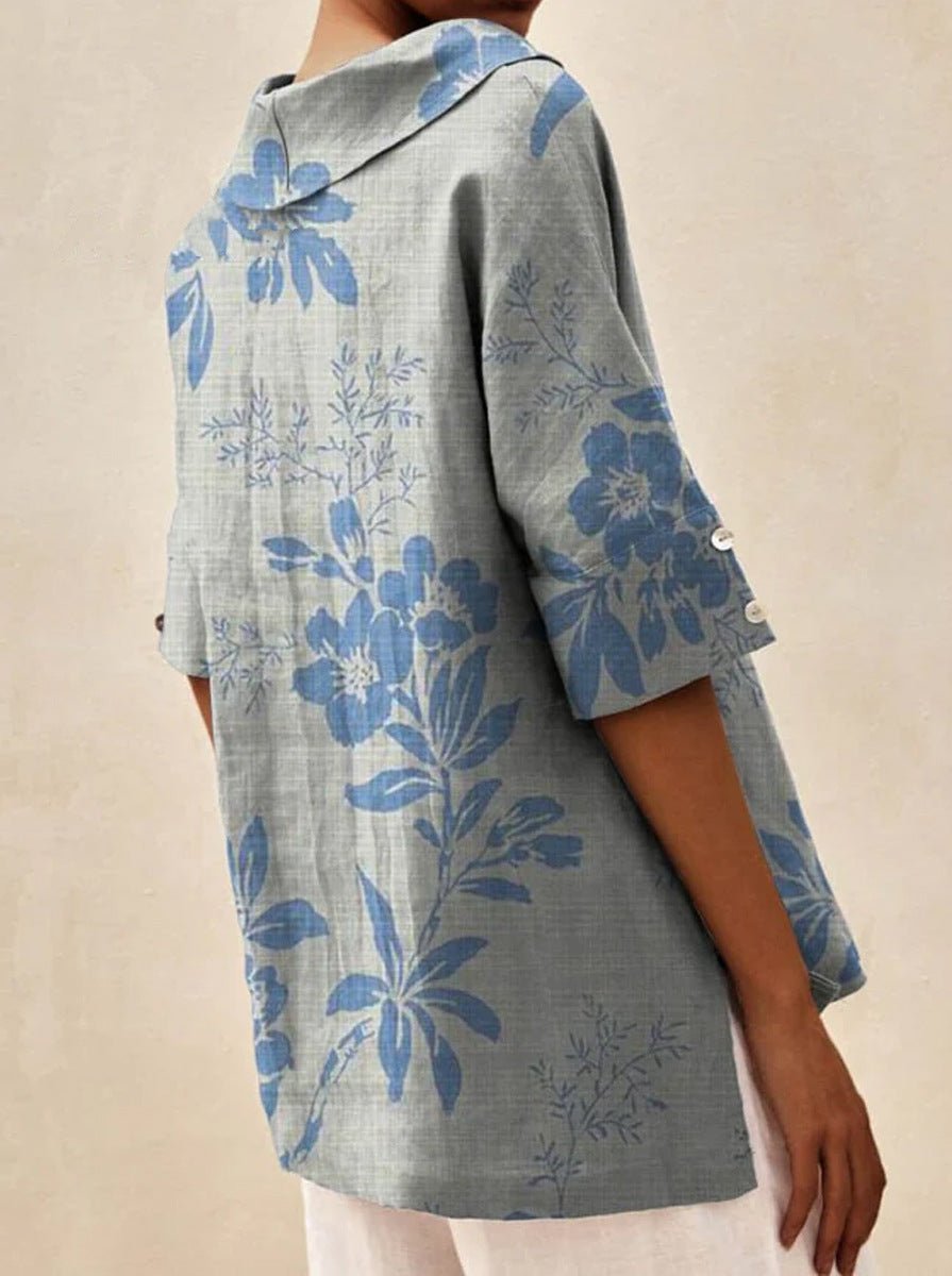 Andrea | Light floral summer top