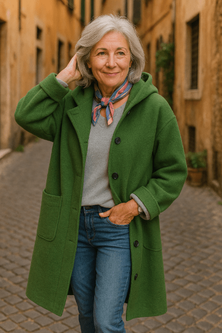 Giada | Wool coat with a modern twist