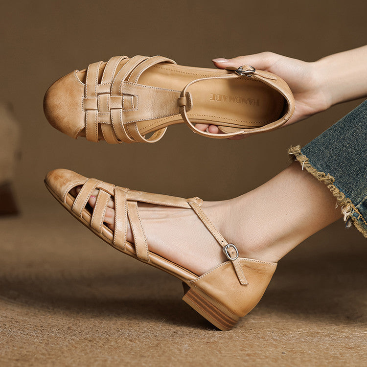 Solene - Ballerine ortopediche in pelle