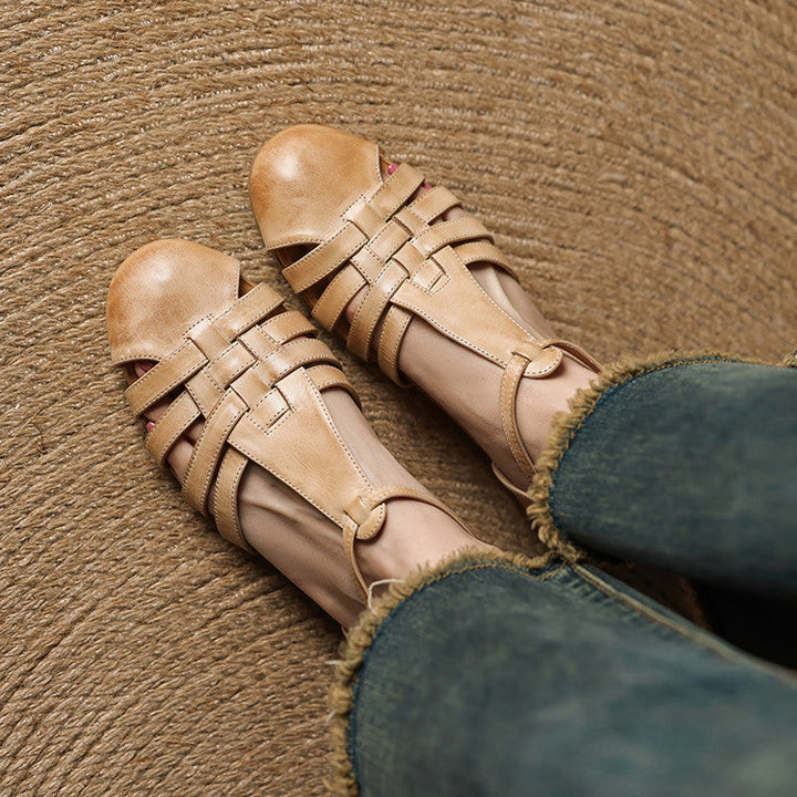 Solene - Ballerine ortopediche in pelle