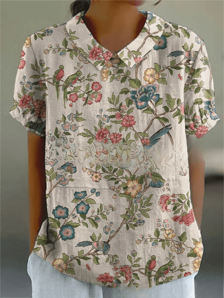 Sofia | Elegant floral shirt